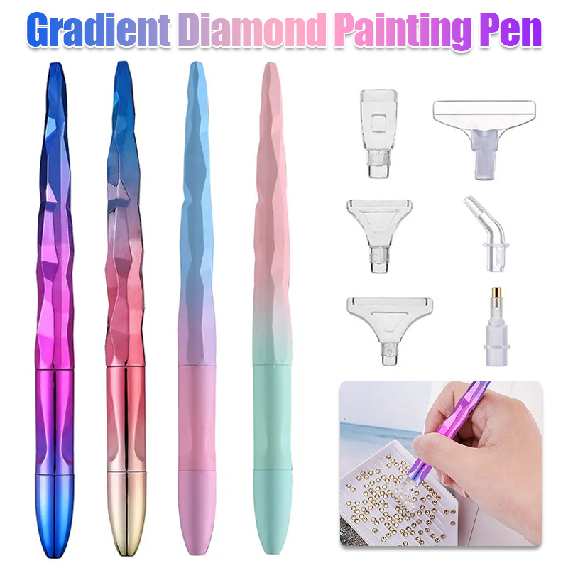 Resin Craft Kit - 6 Kalem Uçlu Gradyanlı Elmas Boyama