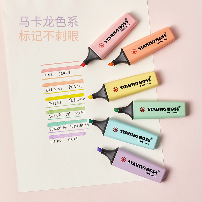 Stabilo Marker Boss - 1/6 adet almanya Stabilo BOSS Macarons