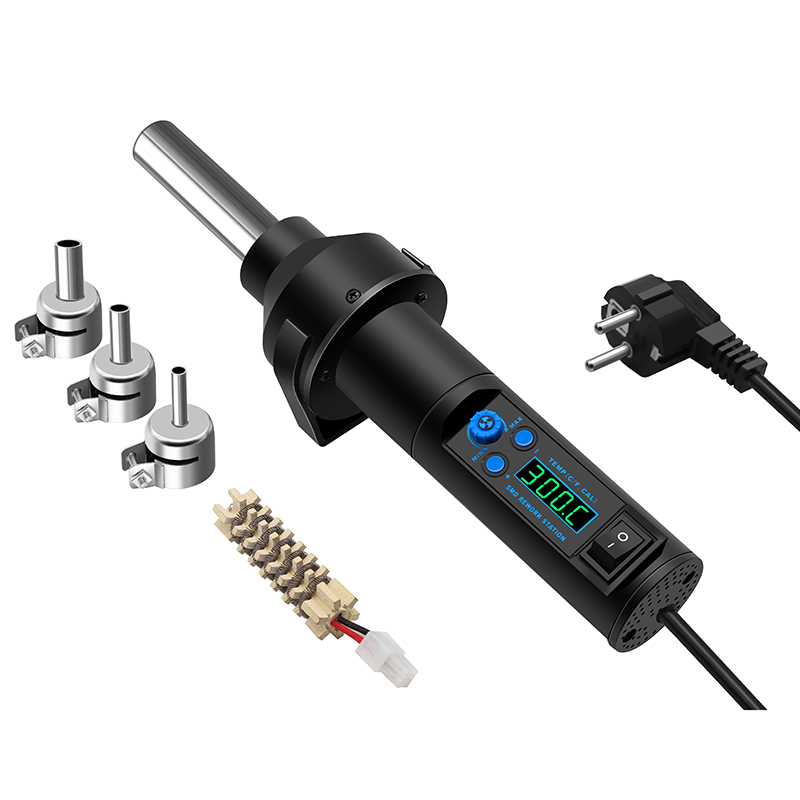 Heat Gun Small - 8032D Isı Tabancası Elektrik dijital ekran