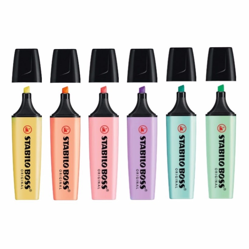 Stabilo Marker Boss - STABILO BOSS ORIGINAL Pastel Fosforlu Kalemler