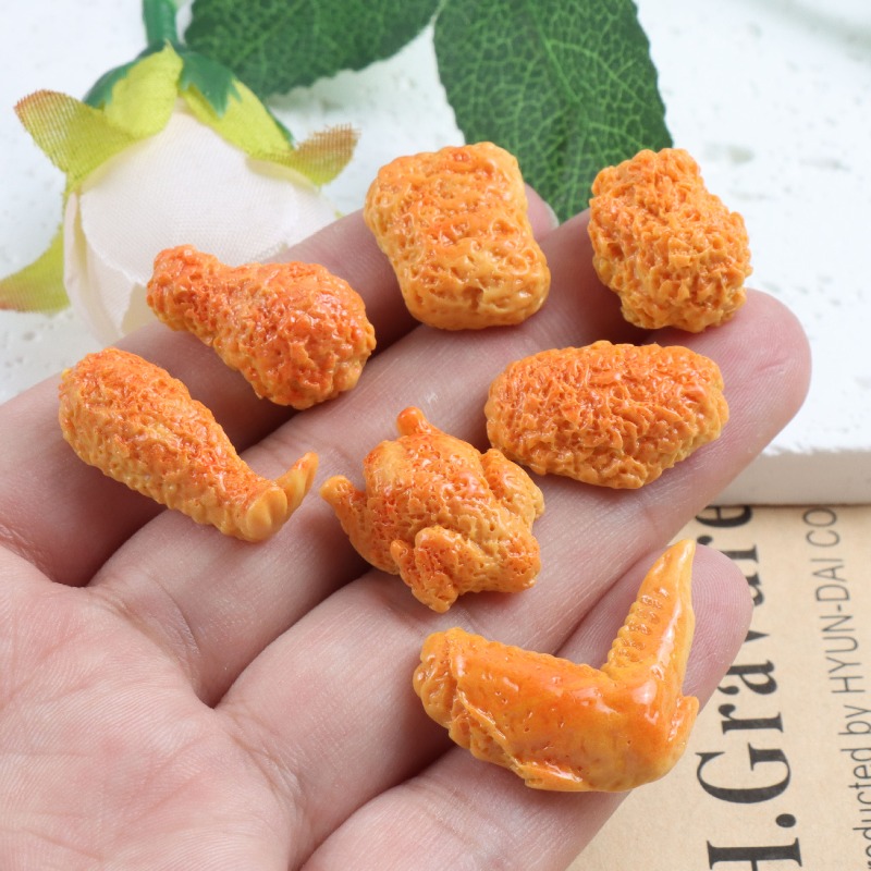 Simüle Kızarmış Tavuk Butu Kan - Resin Crafts Diy incelemesi ve fiyatı
