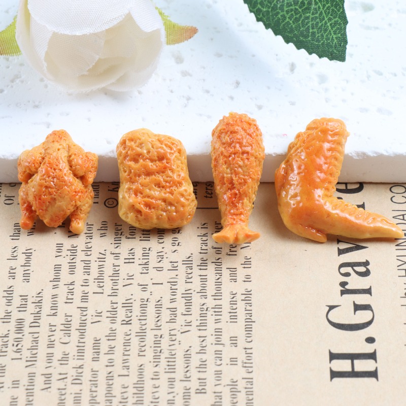 Simüle Kızarmış Tavuk Butu Kan - Resin Crafts Diy incelemesi ve fiyatı