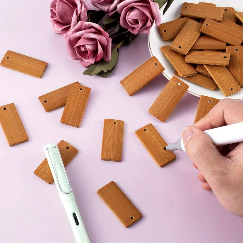 100 Adet Doğal Ahşap Etiket 45 - Wood Ring Blank incelemesi ve fiyatı