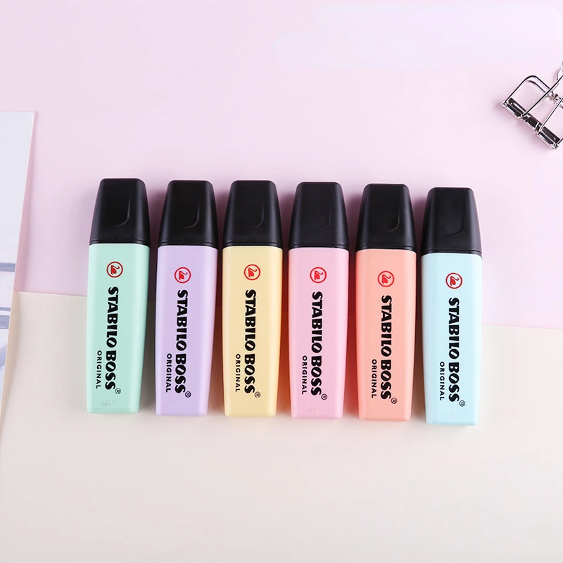 6 Renk STABILO BOSS Macaron Re - Stabilo Marker Boss incelemesi ve fiyatı