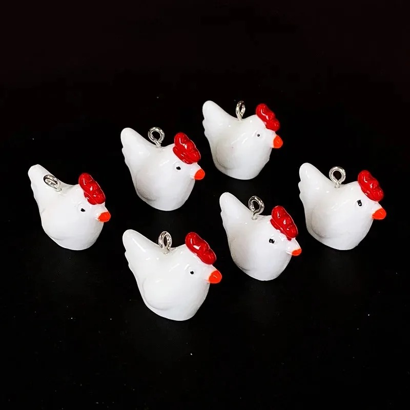 10 adet sevimli Mini 3D tavuk  - Resin Crafts Diy incelemesi ve fiyatı