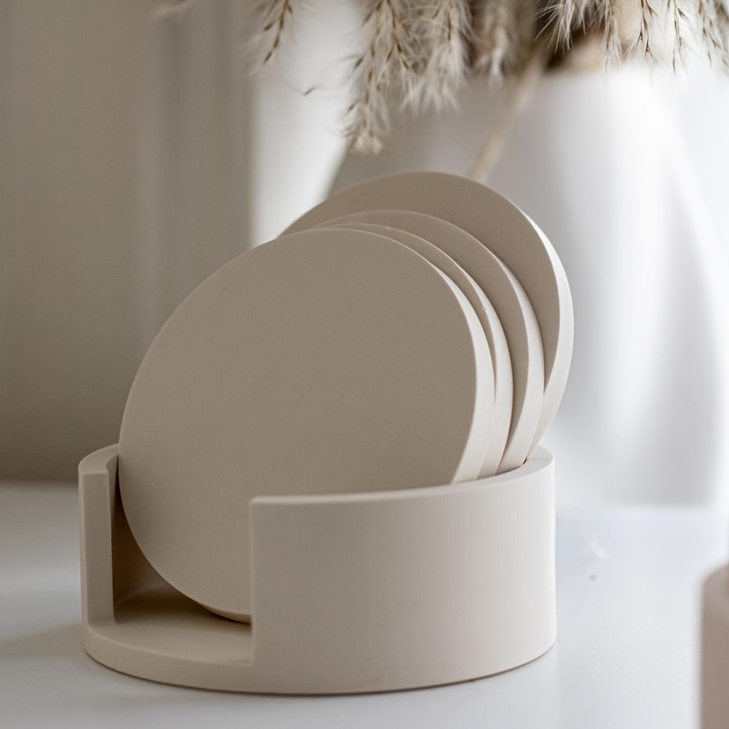 5 adet Yuvarlak Bardak Altlığı - Coaster Mold Round incelemesi ve fiyatı