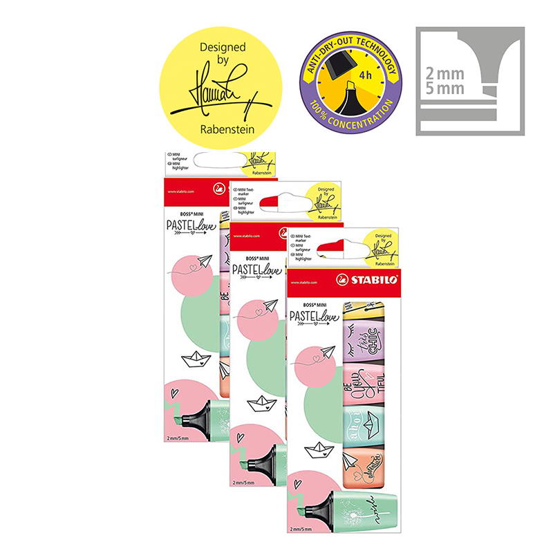 STABILO BOSS MINI Pastellove - - Stabilo Marker Boss incelemesi ve fiyatı