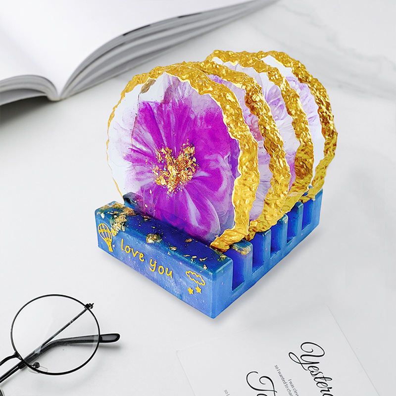 DM413 Drusy Coaster Reçine Kal - Geode Mold Silicone incelemesi ve fiyatı