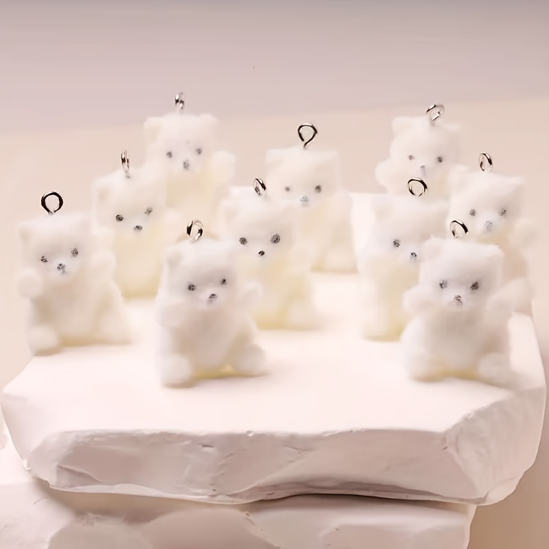 6 adet kutup ayısı reçine takı - Resin Crafts Diy incelemesi ve fiyatı