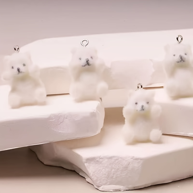 6 adet kutup ayısı reçine takı - Resin Crafts Diy incelemesi ve fiyatı