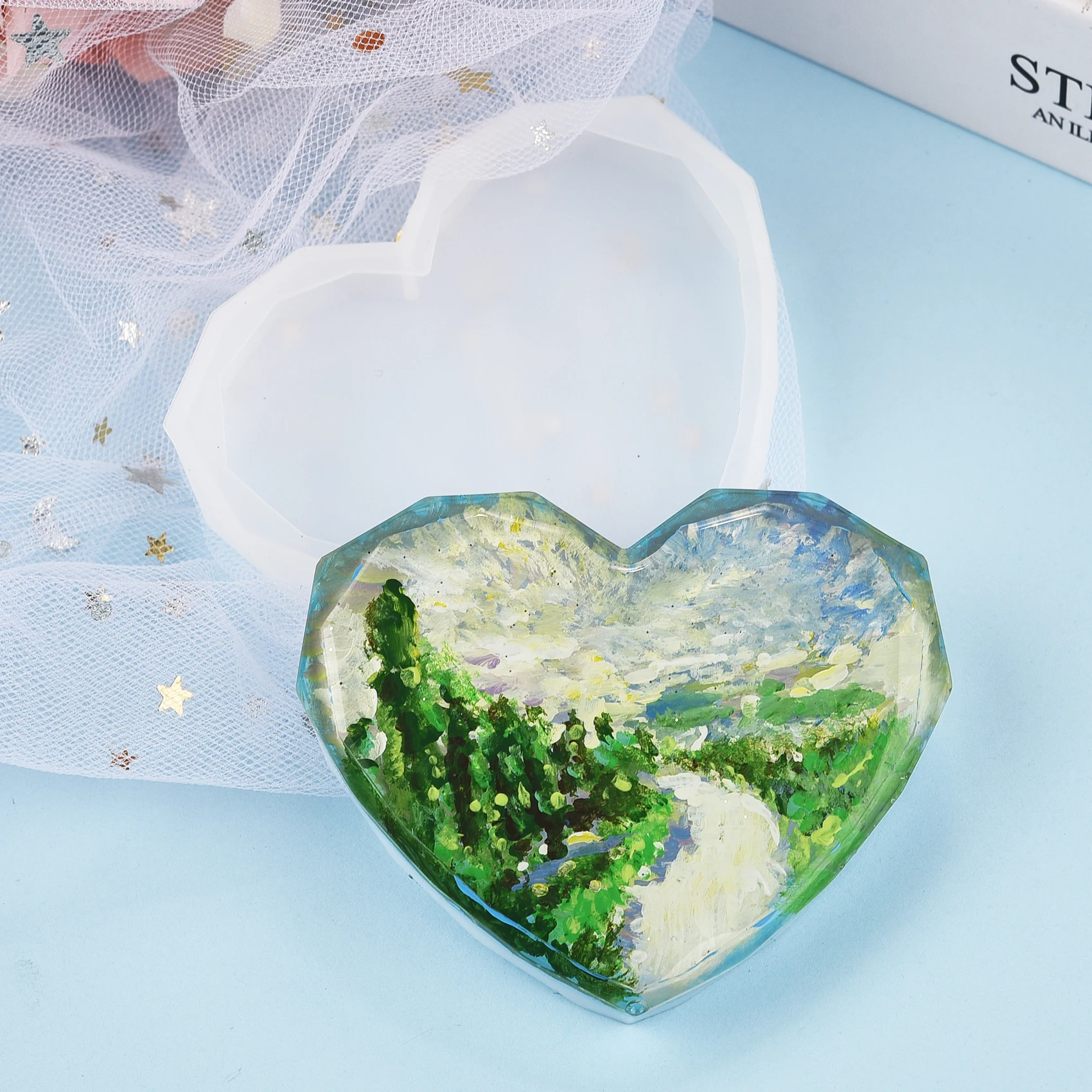 Reçine Coaster Silikon Kalıp D - Coaster Mold Round incelemesi ve fiyatı