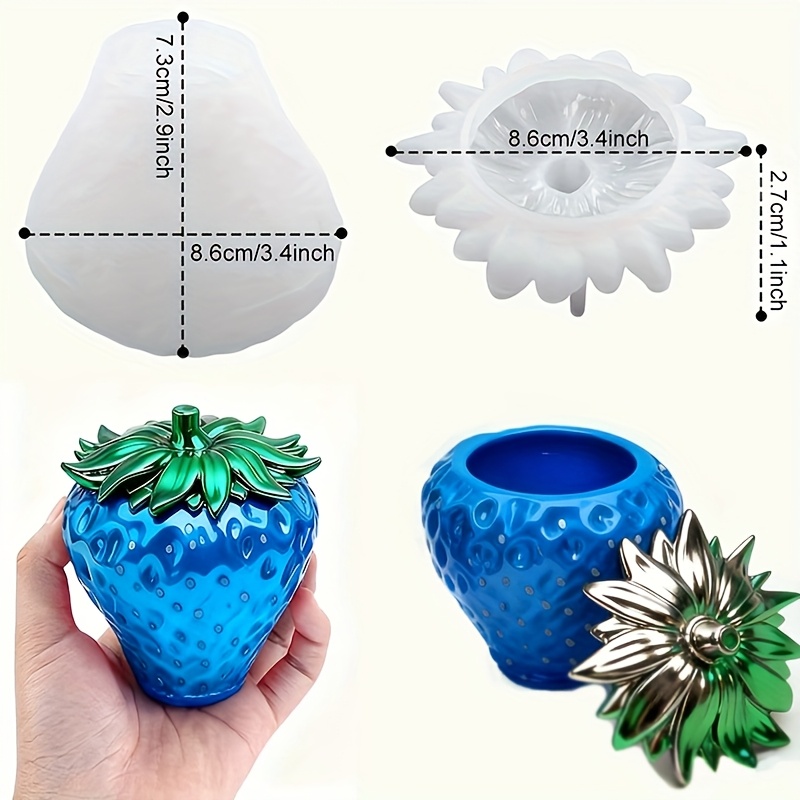 1 Adet Çilek Şeklinde Reçine K - Resin Craft Ideas incelemesi ve fiyatı