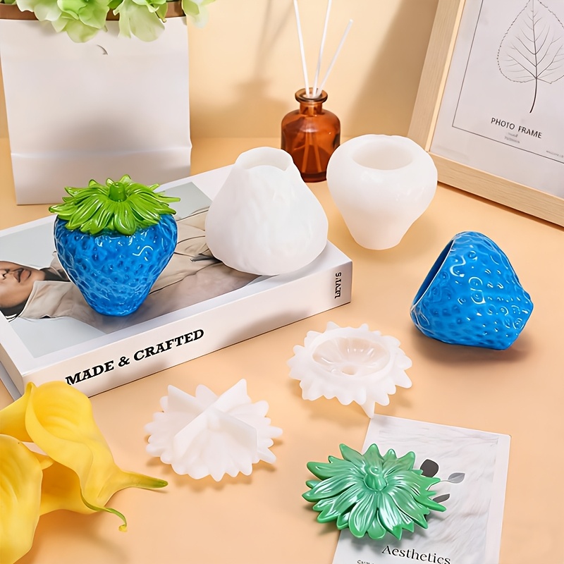 1 Adet Çilek Şeklinde Reçine K - Resin Craft Ideas incelemesi ve fiyatı