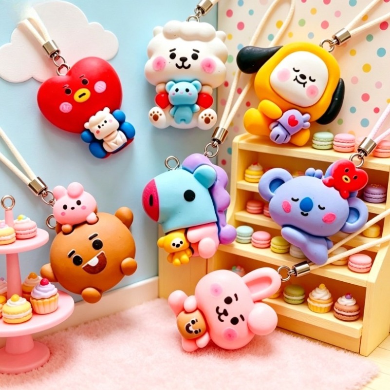 7 adet BT21 Reçine Karikatür F - Resin Crafts Diy incelemesi ve fiyatı