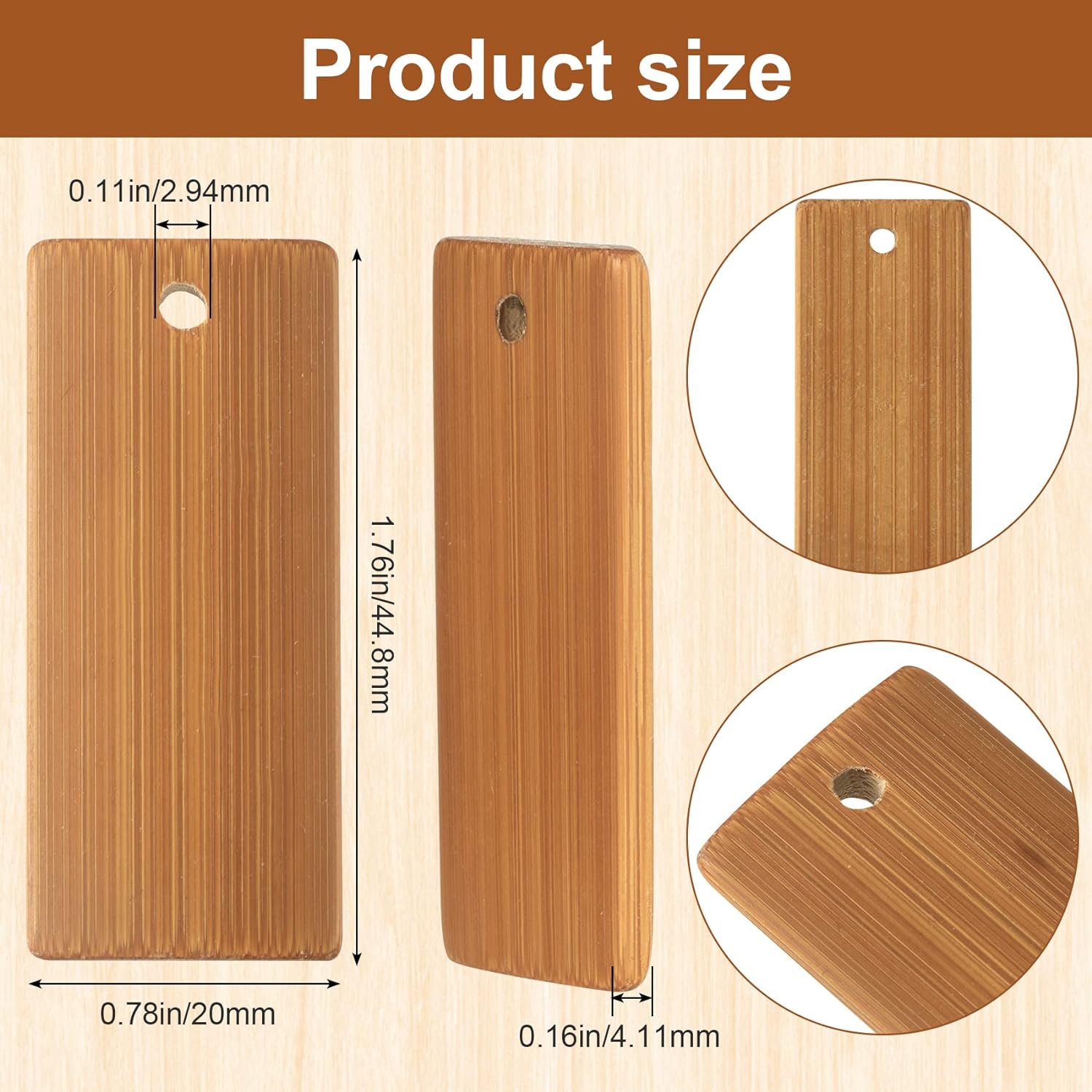 50 adet Doğal Ahşap Boşluklar  - Wood Ring Blank incelemesi ve fiyatı
