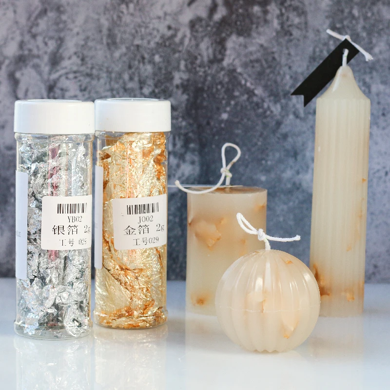 Yaratıcı el yapımı mum yapımı  - Gold Foil Flakes incelemesi ve fiyatı