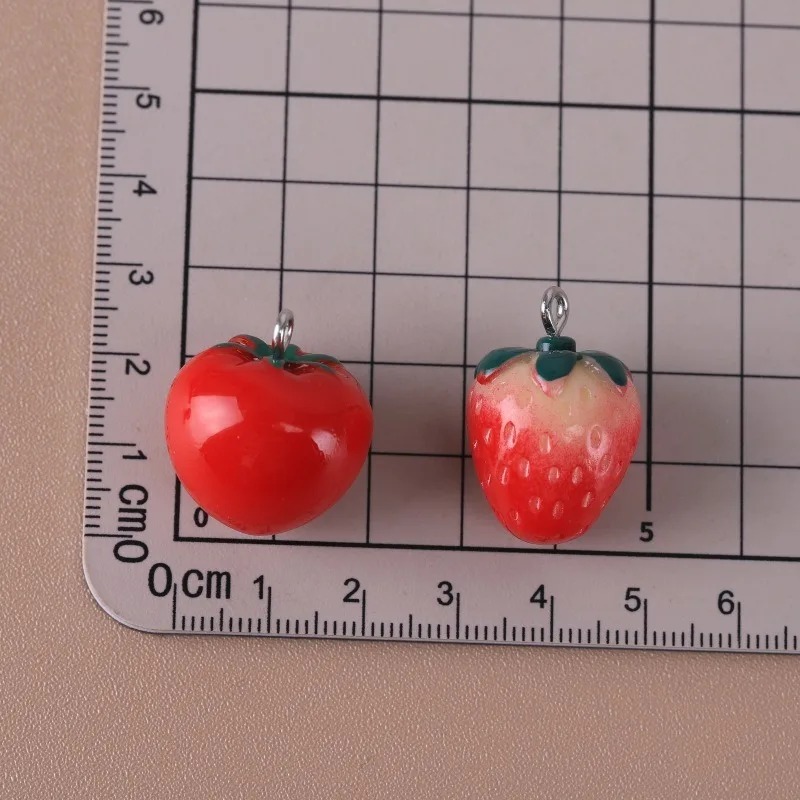 10 adet gerçekçi 3D çilek doma - Resin Crafts Diy incelemesi ve fiyatı