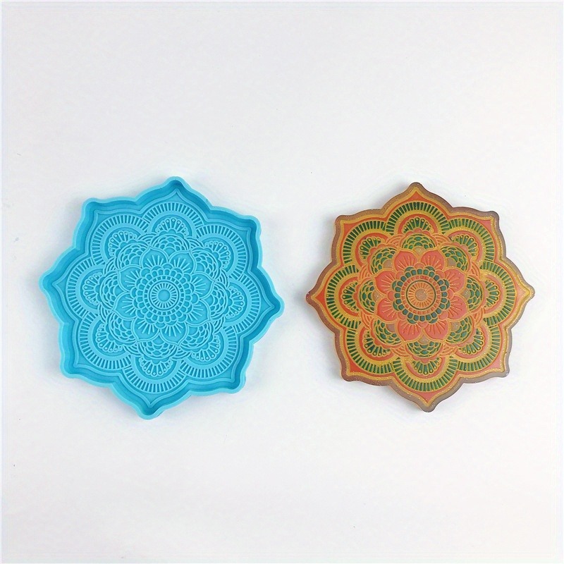 Mandala Coaster silikon kalıp  - Coaster Mold Round incelemesi ve fiyatı