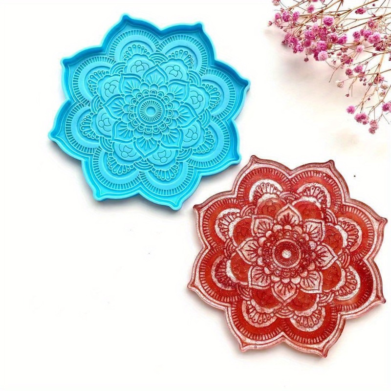 Mandala Coaster silikon kalıp  - Coaster Mold Round incelemesi ve fiyatı