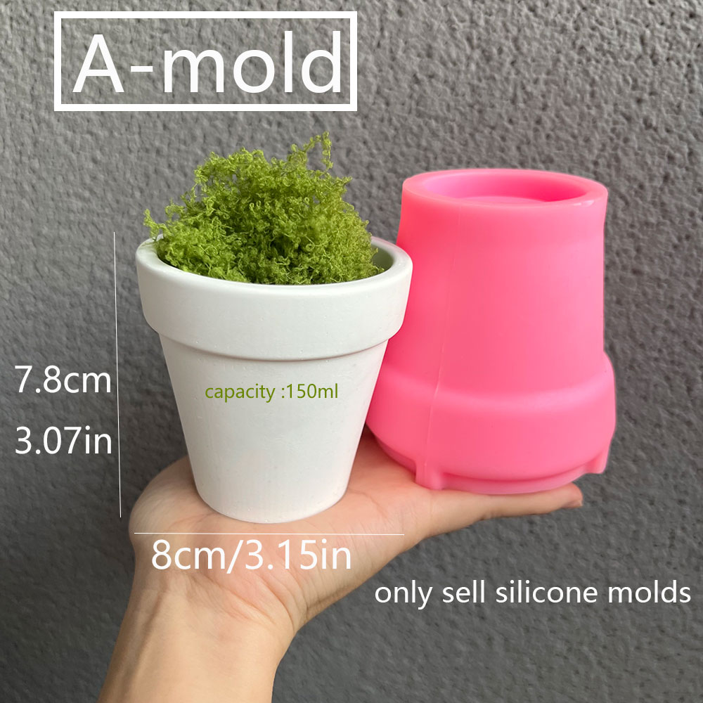 Büyük beton santrali Pot silik - Coaster Mold Round incelemesi ve fiyatı